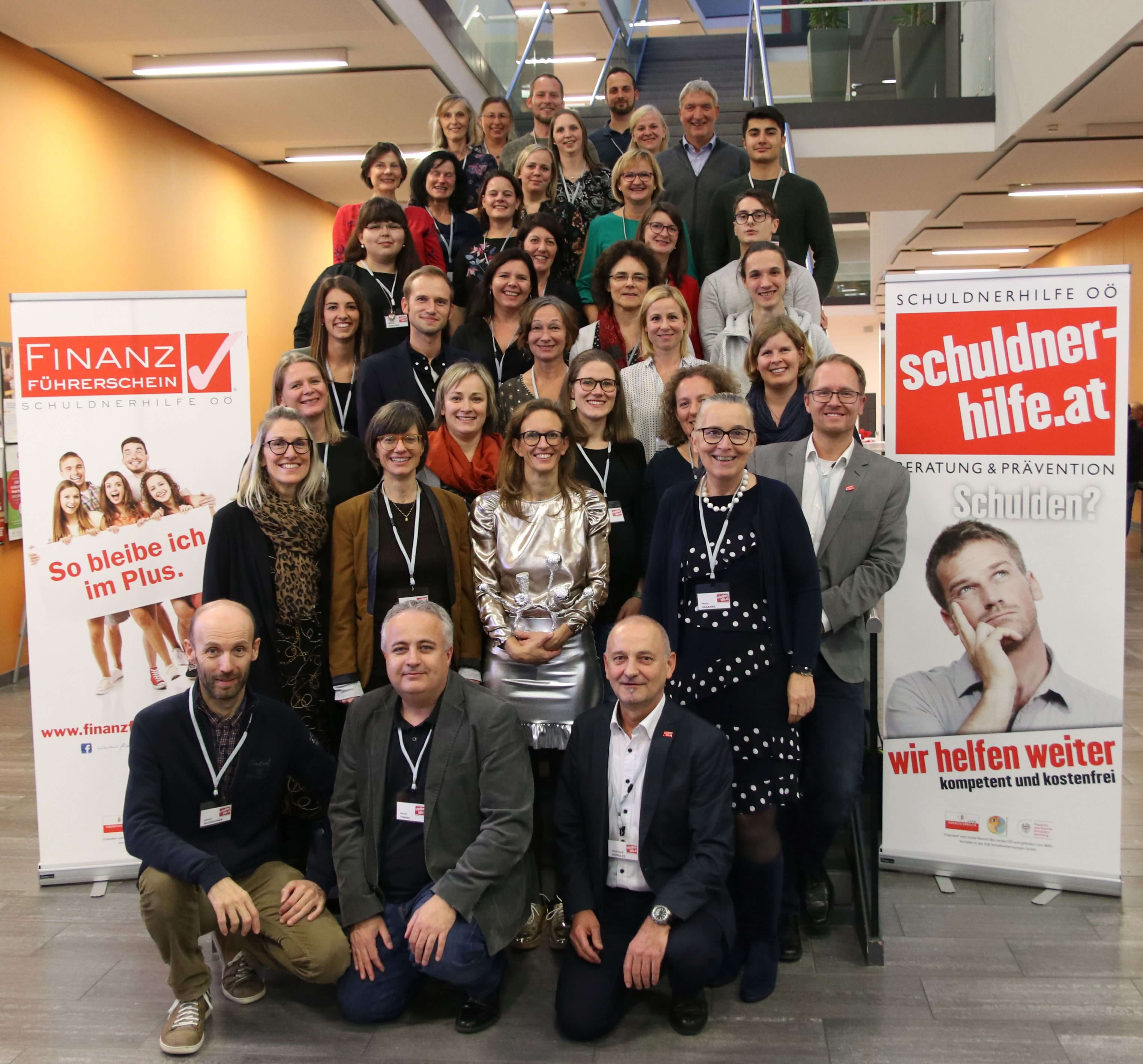 Team SCHULDNERHILFE OÖ bei Fachtagung 2019