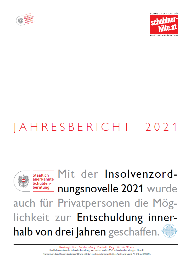 Titelseite Jahresberich 2021