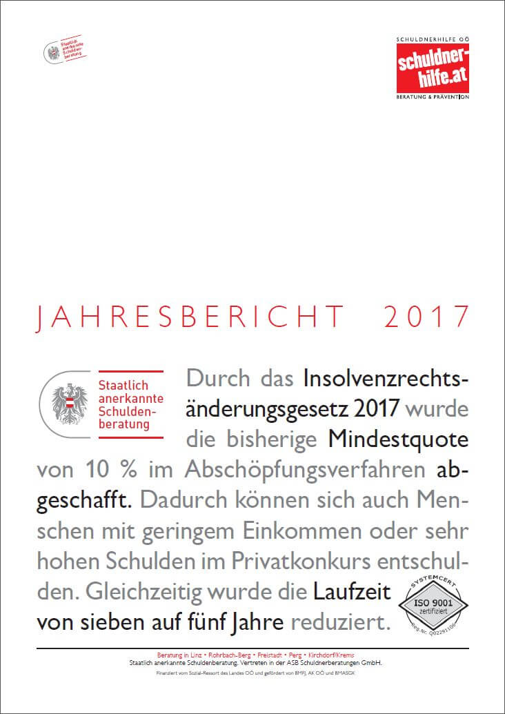 Titelblatt Jahresbericht 2017