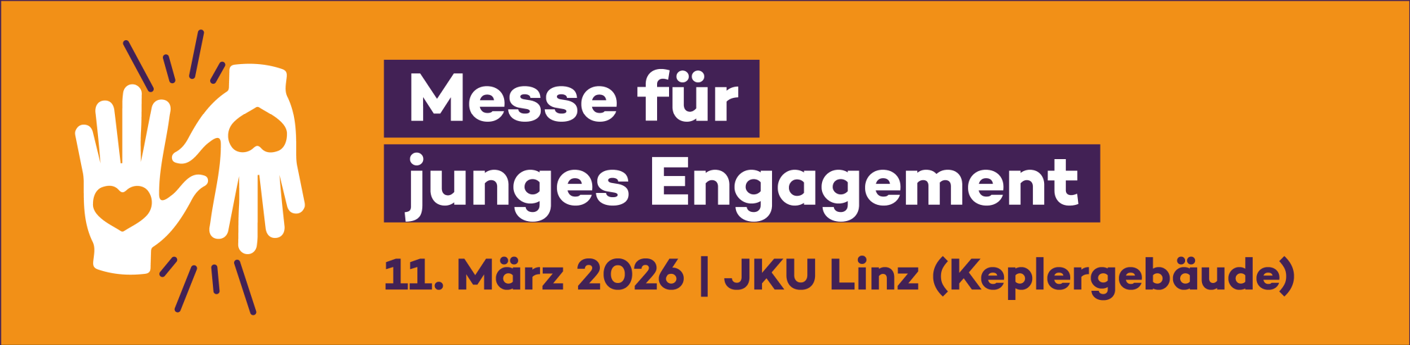 „Freiwillige gesucht“ für unser ehrenamtliches Angebot „EURO-Fit“ – Wir sind auf der „Messe für junges Engagement“ am 11. März 2026 an der Johannes Kepler Universität Linz.